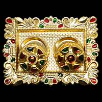 Rectangular Plate Kumkum Dibbi Set Rectangular Plate Kumkum Dibbi Set