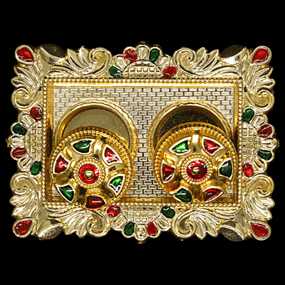 Rectangular Plate Kumkum Dibbi Set