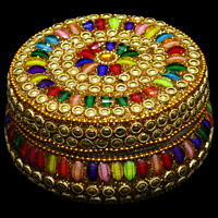 Handcrafted Multi Colour Tiffen Box