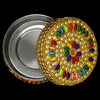 Handcrafted Multi Colour Tiffen Box