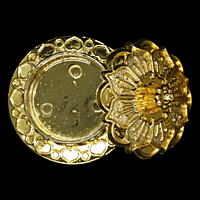 Kumkum Dibbi Medium Gold