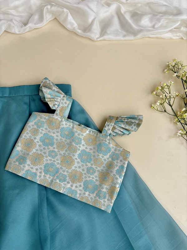 Ocean Pearl Sharara Set
