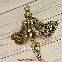 Brass Wall Hanging Yali - 7 Inch Length