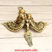 Brass Wall Hanging Yali - 7 Inch Length