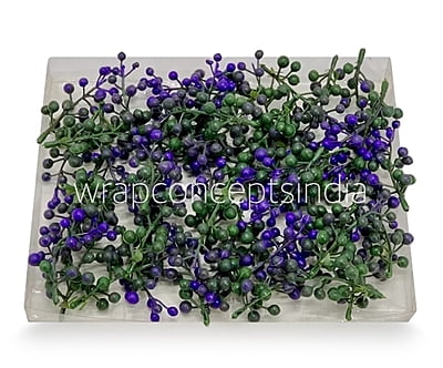 Purple & Green Big Baby Breath Florets