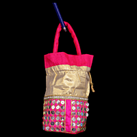 Grand Embroidery Cloth Bags 3*3*7 Mix 6 Colours Grand Embroidery Cloth Bags 3*3*7 Mix 6 Colours