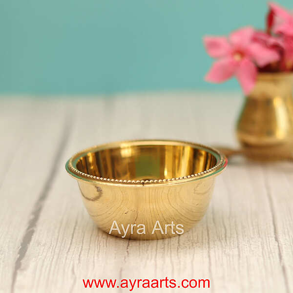 Pure Brass Plain Katori Bowl