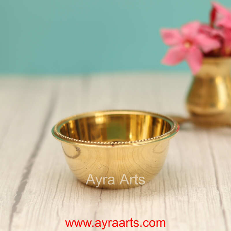 Pure Brass Plain Katori Bowl
