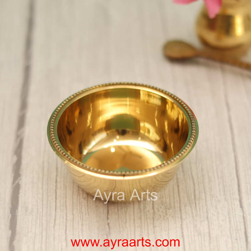 Pure Brass Plain Katori Bowl