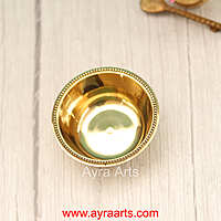 Pure Brass Plain Katori Bowl