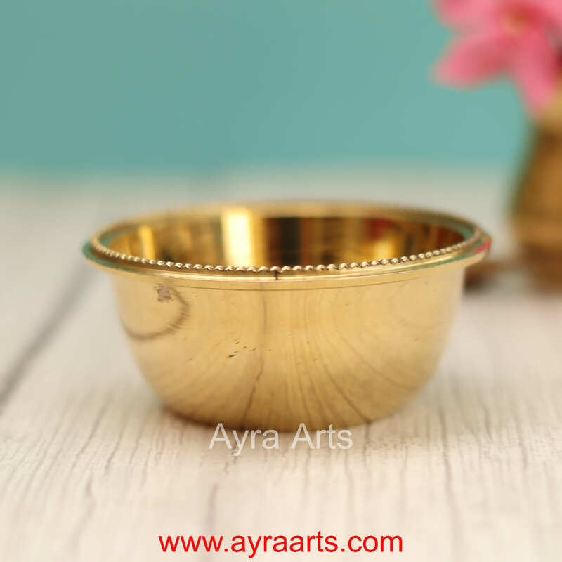 Pure Brass Plain Katori Bowl