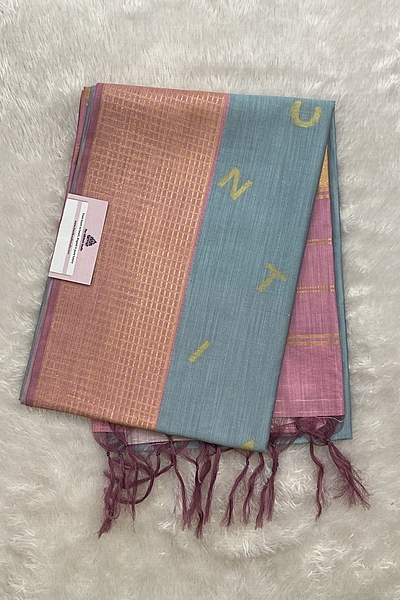 Sarah - Semi Linen Tussar Sarees -SWS533