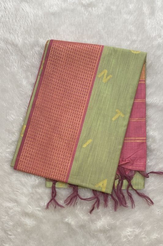 Sarah - Semi Linen Tussar Sarees -SWS533