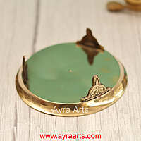 Brass Pin Tray Plain Decorative Mukkali Pooja Thali for Home & Mandir Decor