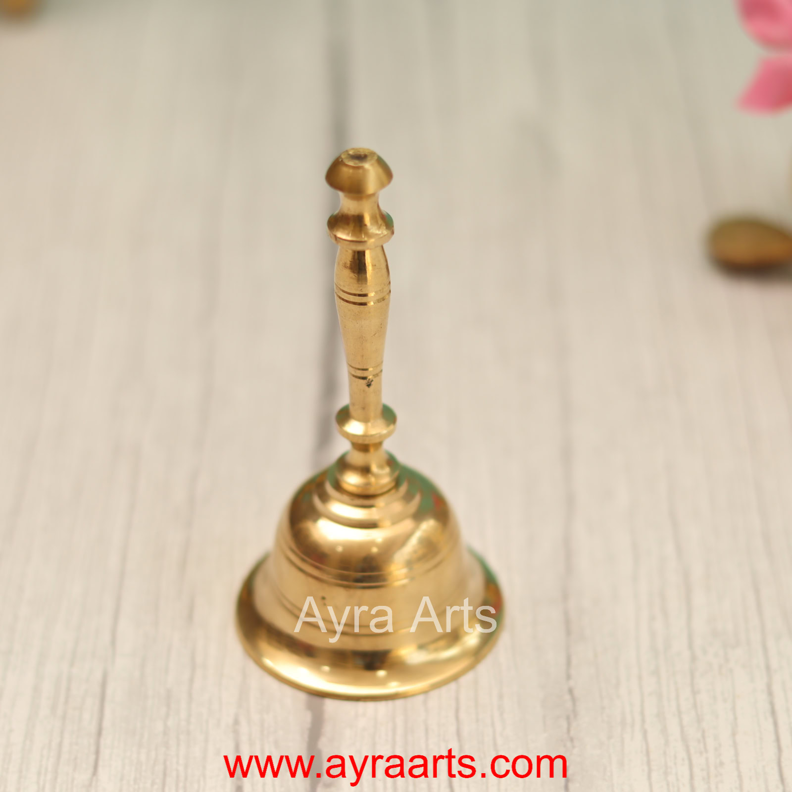 Brass Bell for Pooja Mandir - 5 Inch Height
