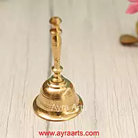 Brass Bell for Pooja Mandir - 5 Inch Height