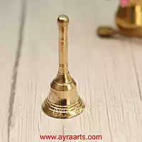 Brass Bell for Pooja Mandir - 4 Inch Height