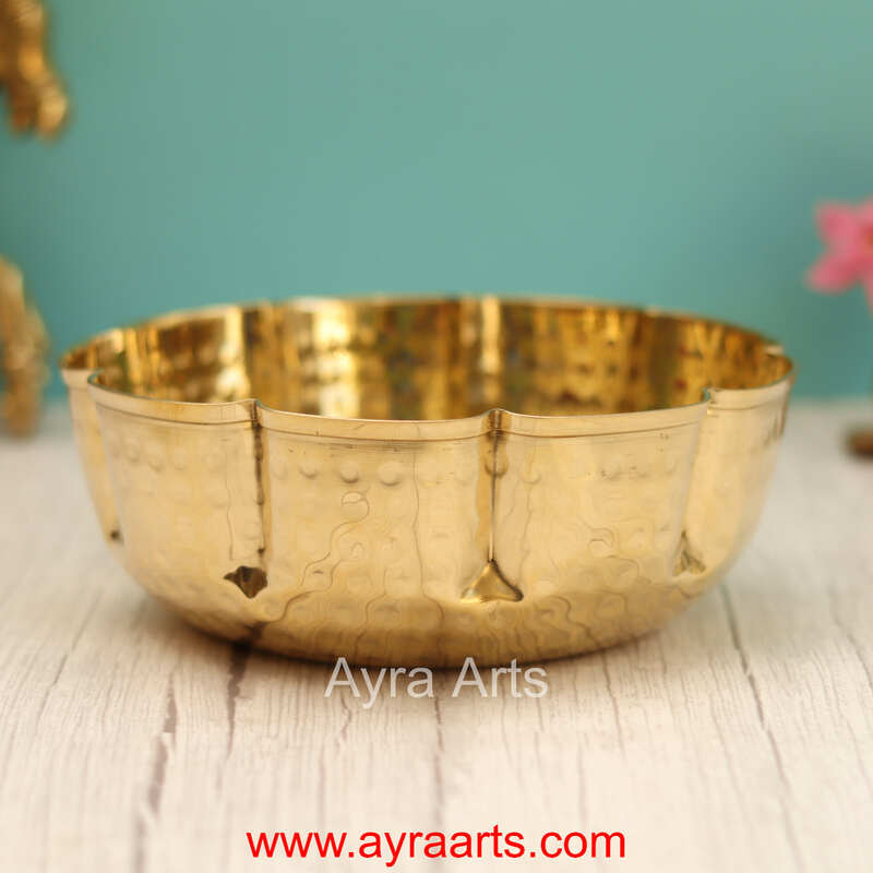 Brass Carving Bowl for Home Decoration