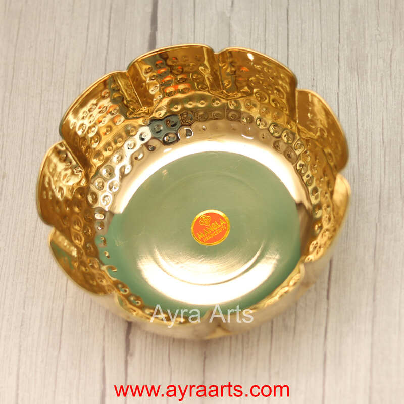 Brass Carving Bowl for Home Decoration