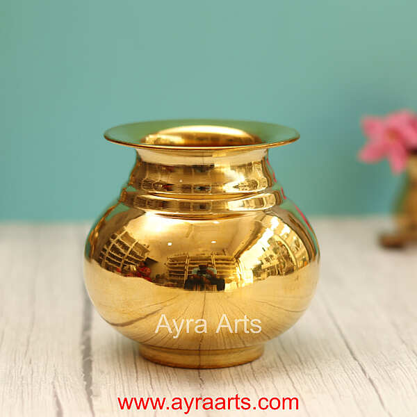 Pure Brass Kalash Lota