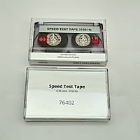 Speed Test Tape for Calibrating Cassette Deck - 0.15″ (3.81 mm), 4.76 cm/s, 3150 Hz - 76402 Speed Test Tape for Calibrating Cassette Deck - 0.15″ (3.81 mm), 4.76 cm/s, 3150 Hz - 76402