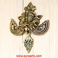 Brass Wall Hanging Yali - 7.5 Inch Length