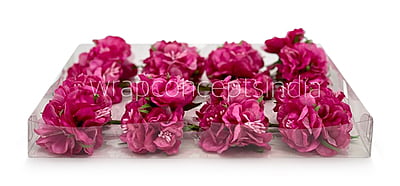 Fuchsia Pink Flower On Stick with Pollen