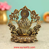 Premium Brass Lakshmi Devi Idol 4 Inch Height