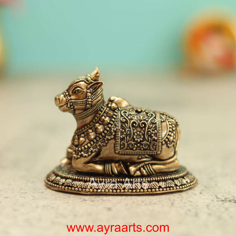 Premium Brass Nandi 2 Inch Height