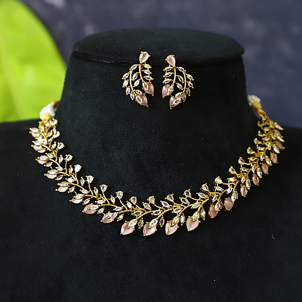 embosd leaf design neck piece