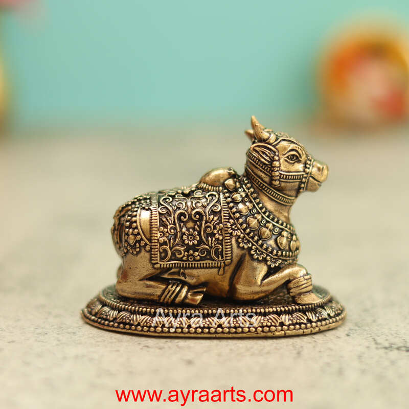 Premium Brass Nandi 2 Inch Height