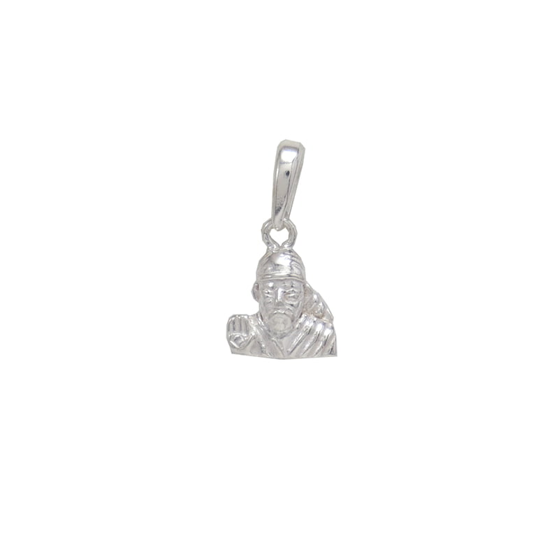 Silver Saibaba Pendent