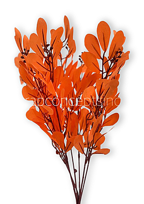 Leaves Stick Bunch - White/Blue/Tangerine-White