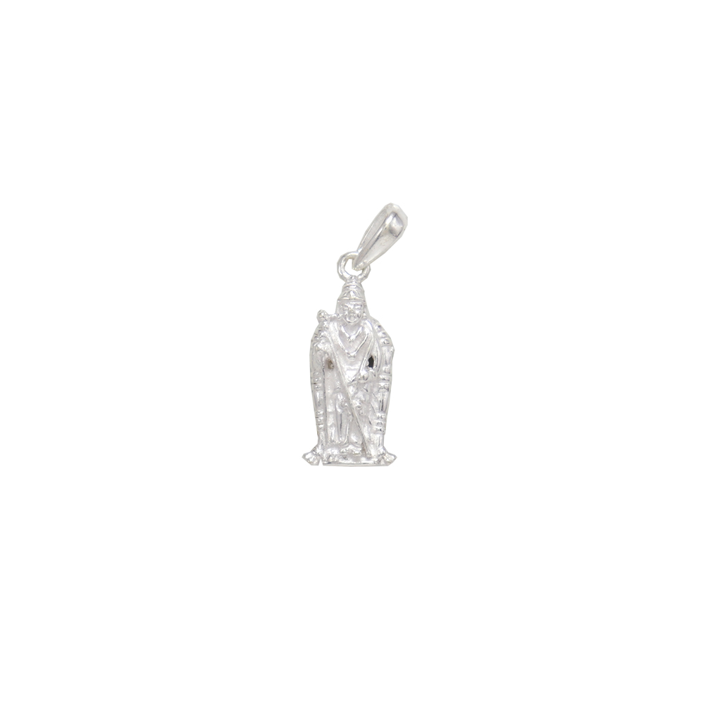 Sterling Silver (92.5% purity) God murugan Pendant for Men & Women Pure Silver Lord Locket for Good Health and Wealth