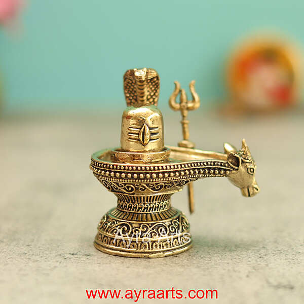Premium Brass Shivalingam 2.5 Inch Height