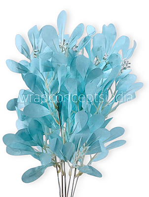 Leaves Stick Bunch - White/Blue/Tangerine-White
