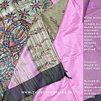 PURE MUNGA SOFT TUSSER SILK SAREE YBRSTUS21466