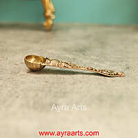 Premium Brass Udharani Spoon 5 Inch Length