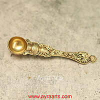 Premium Brass Udharani Spoon 5 Inch Length