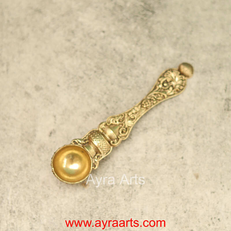 Premium Brass Udharani Spoon 5 Inch Length