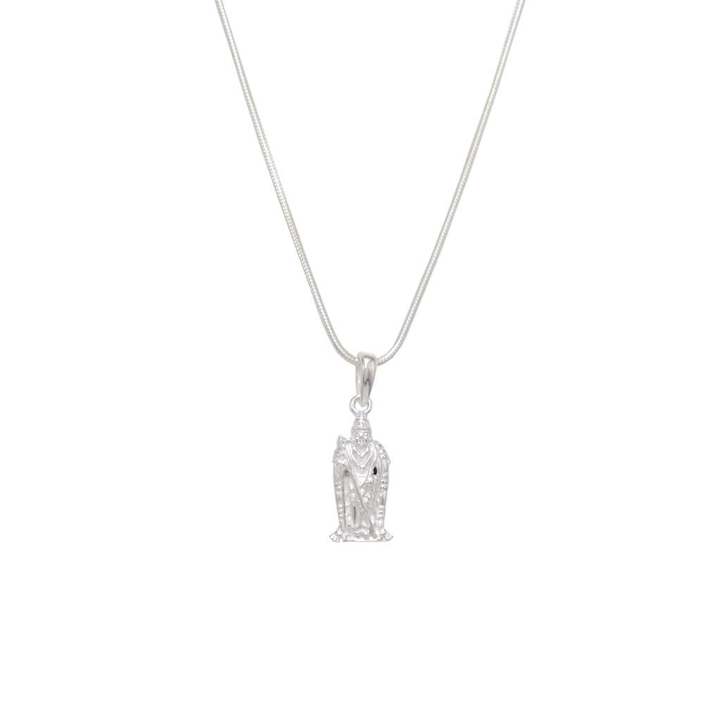 Sterling Silver (92.5% purity) God murugan  Pendant for Men & Women Pure Silver Lord Locket for Good Health and Wealth