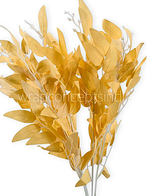 Leaves Stick Bunch - Ivory-AntiqueWhite
