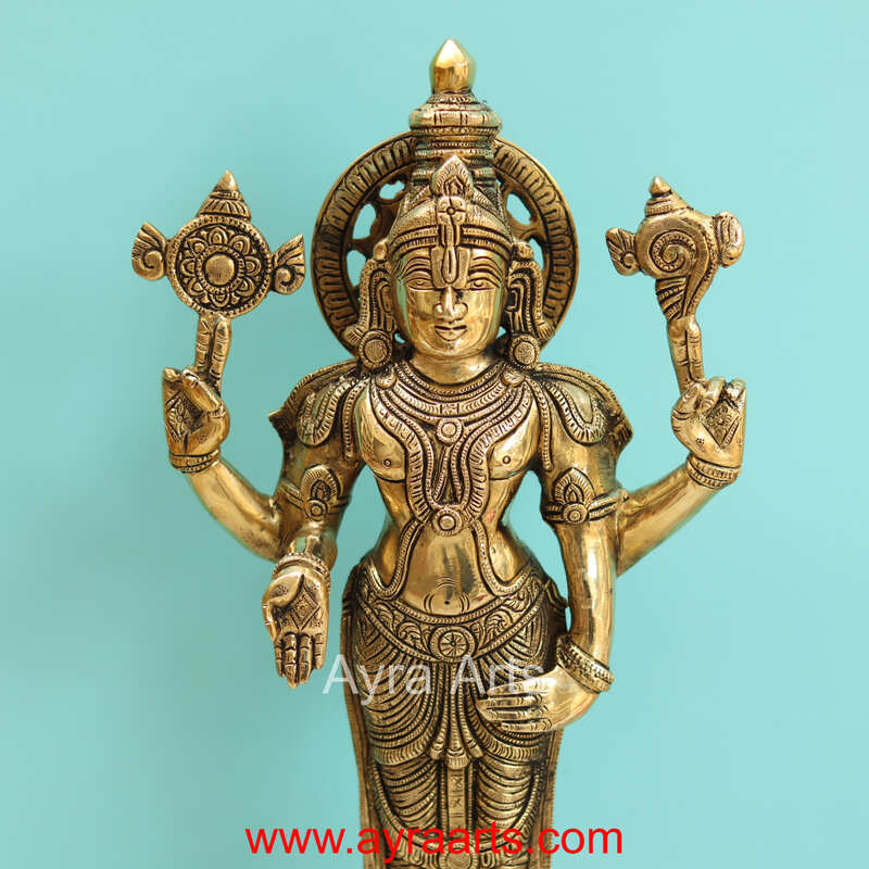 Brass Balaji Idol - 18 Inch Height