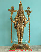 Brass Balaji Idol - 23 Inch Height