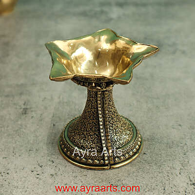 Premium Brass Diya 3 Inch Height
