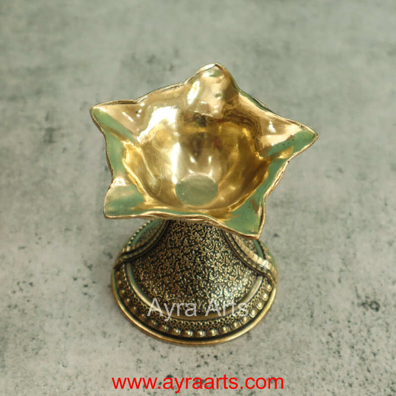 Premium Brass Diya 3 Inch Height