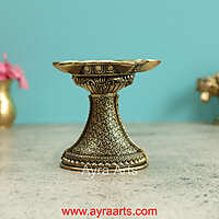 Premium Brass Diya 3 Inch Height