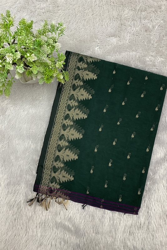 Tanu - Jamdani Cotton Saree - SWS610