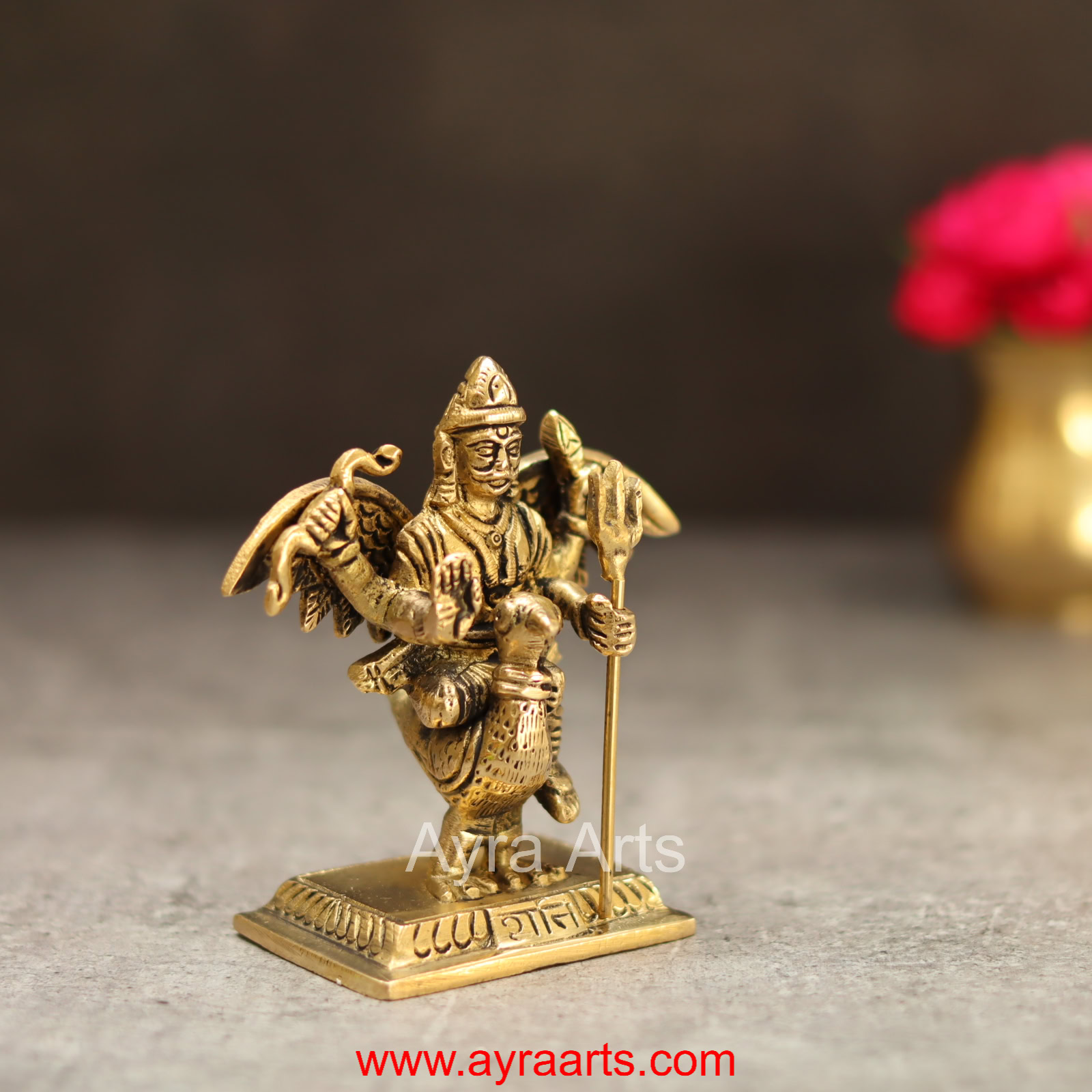 Brass Shani Dev Idol 3.5 Inch Height