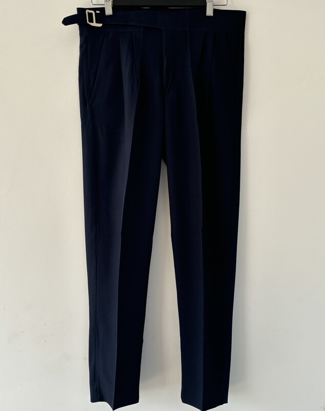 Navy blue Italian Gurkha pants